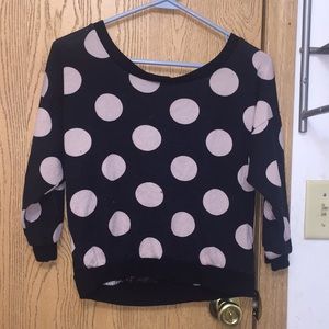 black off the shoulder top